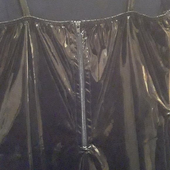 Pleather black mini dress - Picture 5 of 8